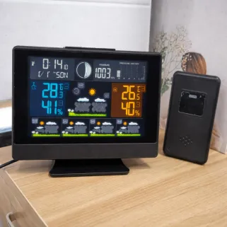 Station météo Forecast + - Noir
