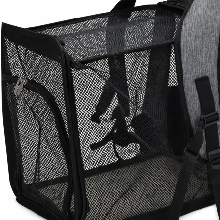 Sac à dos pour animaux 32,5 x 25 x 40 cm gris