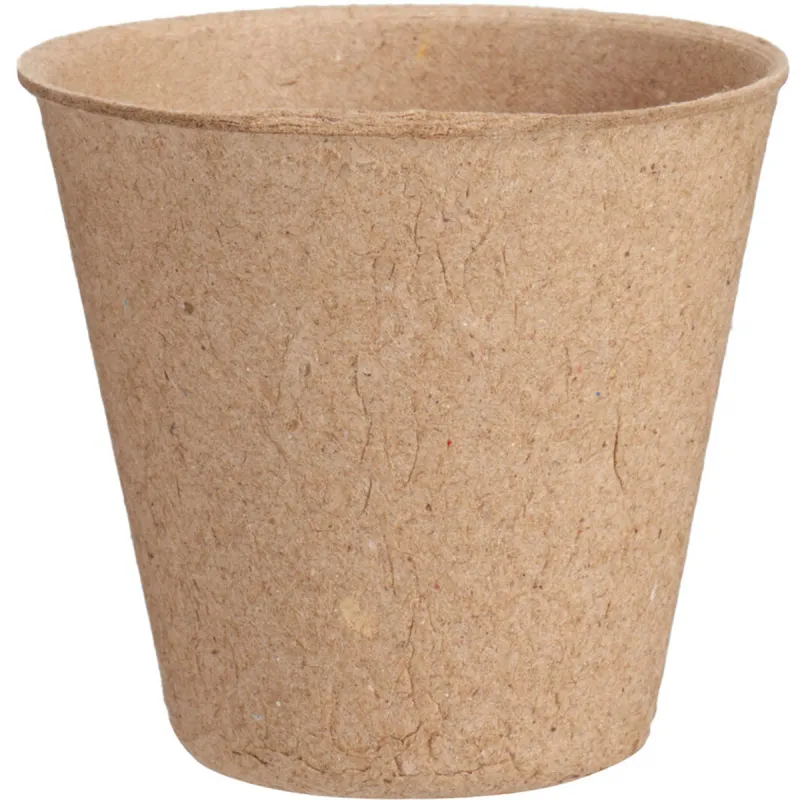 16 Pots Biodégradables Ronds Ø6cm pour Semis et Culture