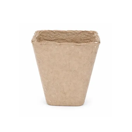 24 Pots Biodégradables Carrés 8 cm pour Semis