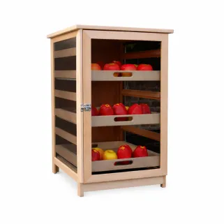 Fruitier & Légumier en Bois 3 Tiroirs - 50x59x81cm