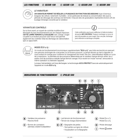 Electrificateur clôture Performance Secur 500