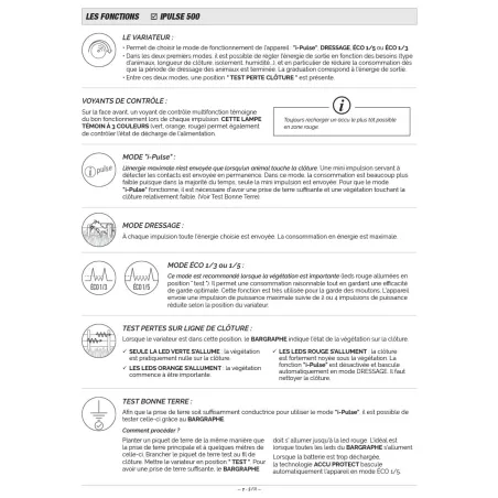 Electrificateur clôture Performance Secur 500