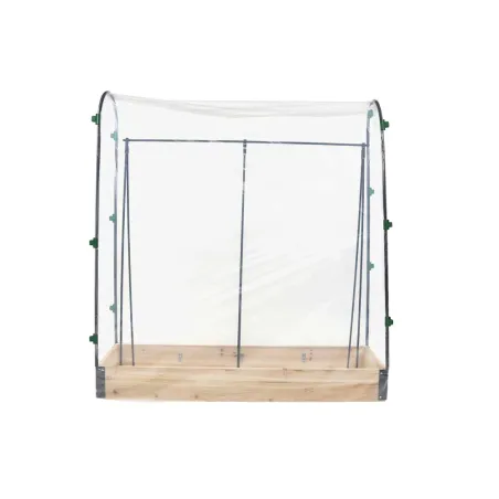 Carré potager spécial tomate bois + housse PCV 115 x 30 x 120 cm