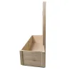 Carré potager ou jardinière rectangulaire avec treillis