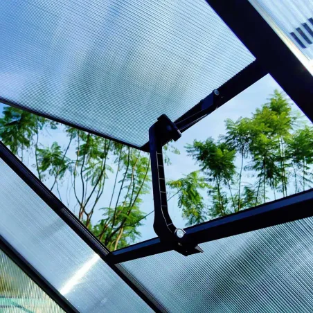 Serre de jardin en aluminium avec polycarbonate 4 mm - 235x177x192 cm