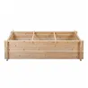 Carré potager rectangulaire bois 140 x 40 x 60 cm