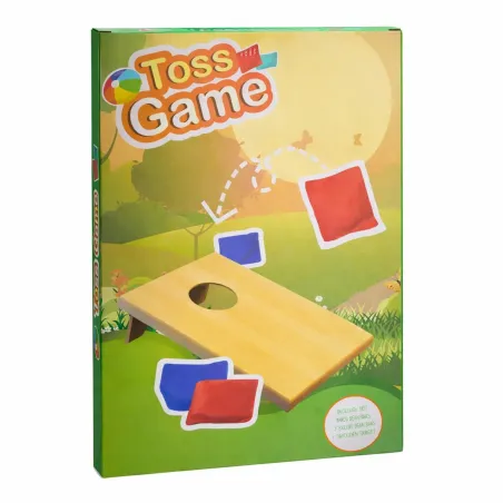 Jeu de Cornhole Extérieur en MDF avec 4 Sacs - 39x26 cm
