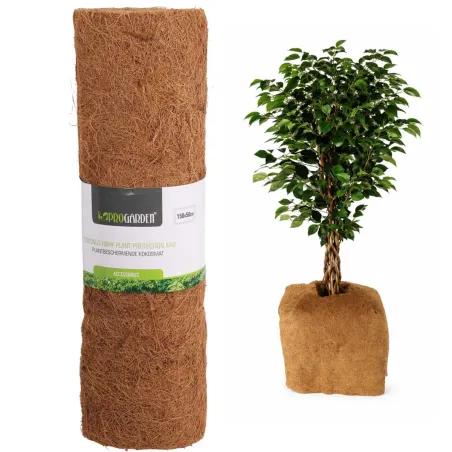 Tapis de Paillage Fibre de Coco Biodégradable 150x50 cm 