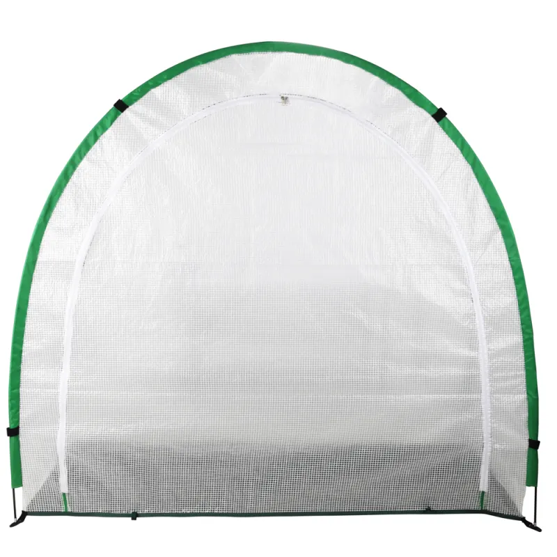 Serre demi-lune 200x80x170cm housse PE 130g/m² fond 110g