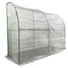 Demi-serre murale adossée pour jardin et balcon 80 x 200 x 160 cm
