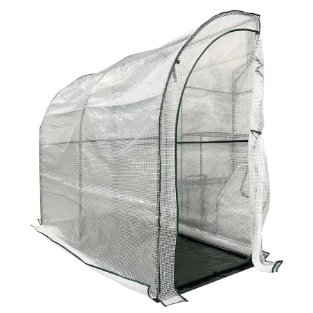 Demi-serre murale adossée pour jardin et balcon 80 x 200 x 160 cm