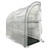 Demi-serre murale adossée pour jardin et balcon 80 x 200 x 160 cm