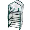 Serre 3 étagères 50x45x105cm mini-serre jardin plastique Progarden