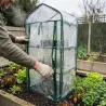 Serre 3 étagères 50x45x105cm mini-serre jardin plastique Progarden