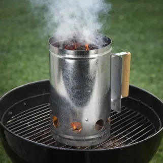 Cheminée allumage bbq - 16x27,5cm