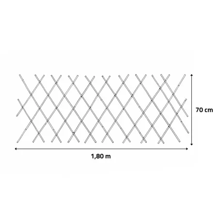 Treillis bambou 70 x 180 cm