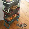 Panier de récolte Kajo® 15L – Empilable, perforé, pliable