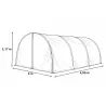 Serre de jardin essentielle Largeur 3 x 4.50 m