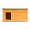 Niche isolée pour chien en bois – Extérieur été/hiver – 160 x 75 x 75 cm