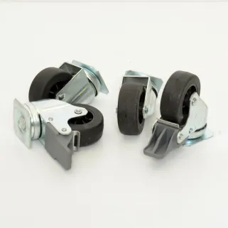 Set 4 Roues pour cage transport IATA - Transport animaux par avion