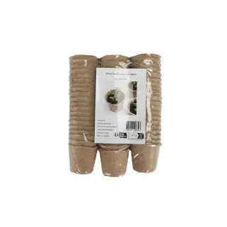 Lot de 60 Pots Biodégradables Ronds Ø6cm pour Semis et Culture