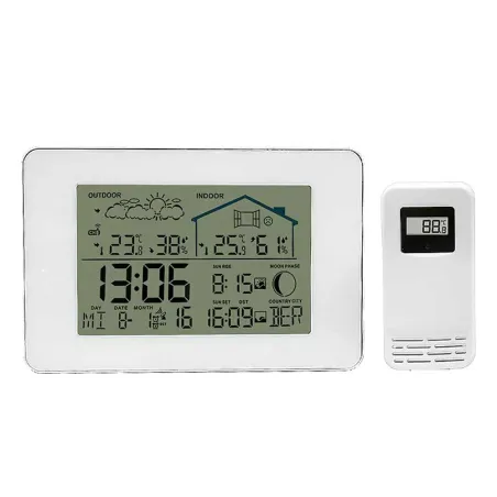 Station météo avec sonde extérieure Thermomètre hygromètre