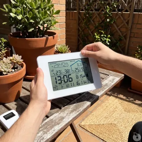 Station météo avec sonde extérieure Thermomètre hygromètre