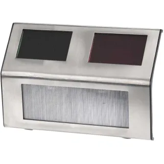 Lot de 4 lampes solaires LED inox | Éclairage extérieur économique