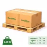Jardinière avec roues Elio plastique 70 cm