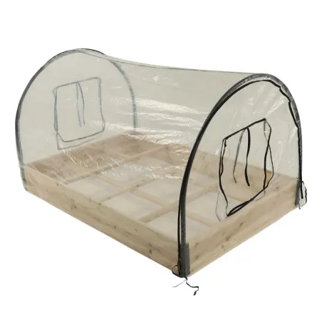 Lot de 3 carrés potager en bois de sapin