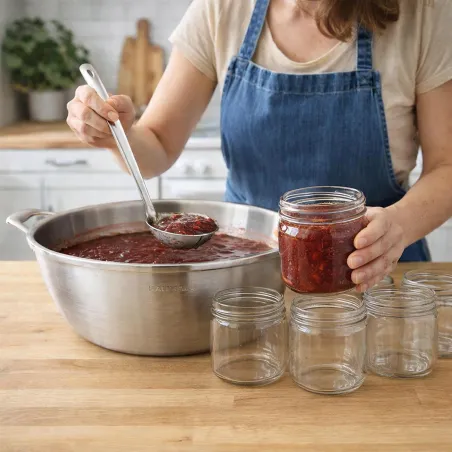 Bassine Acier Inoxydable Ø38cm Confitures Tous Feux Parois Évasées
