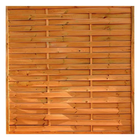 Kit 18 m de clôture bois - Hauteur 180x3,5 cm