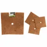 Lot de 3 Carrés de paillage fibre coco 38 cm 