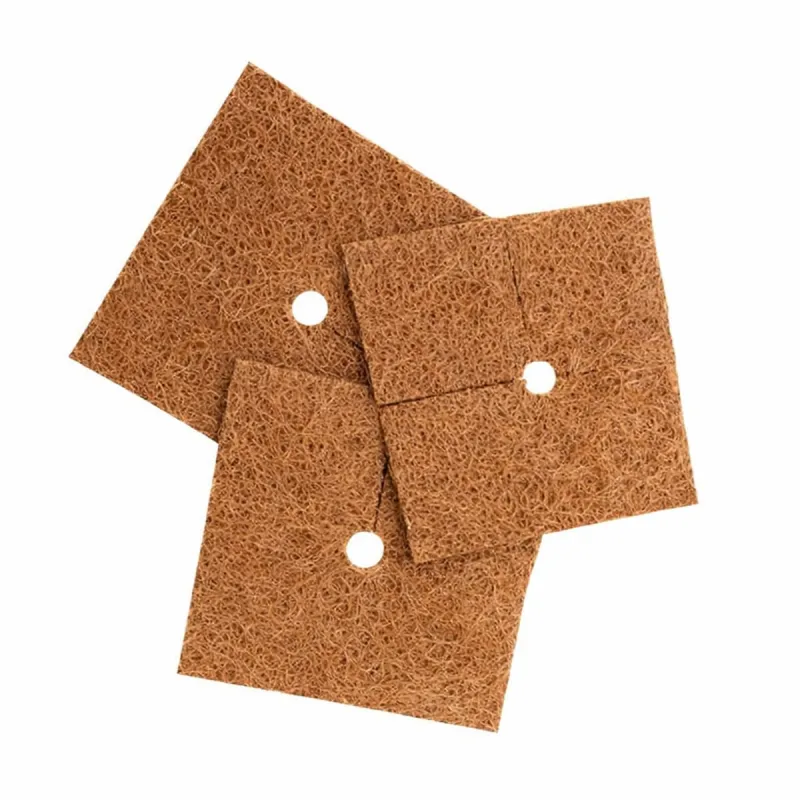 Lot de 3 Carrés de paillage fibre coco 38 cm 