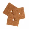 Lot de 3 Carrés de paillage fibre coco 38 cm 