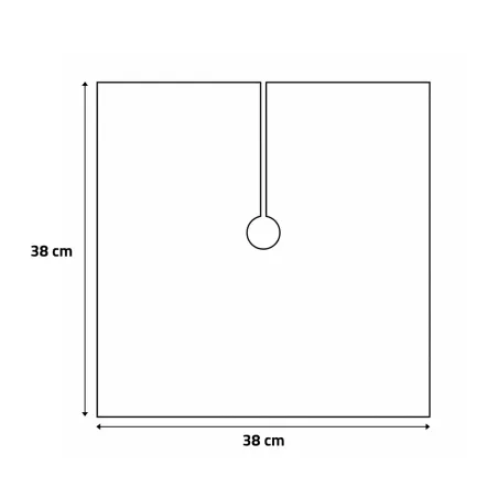 Lot de 3 Carrés de paillage fibre coco 38 cm 
