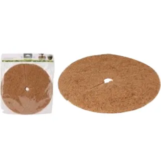  Lot de 3 Disques de Paillage Fibre de Coco Biodégradables Ø35 cm 