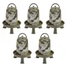 Lot de 5 Abreuvoirs camo Ø 23 cm 22.5cm h 5 L