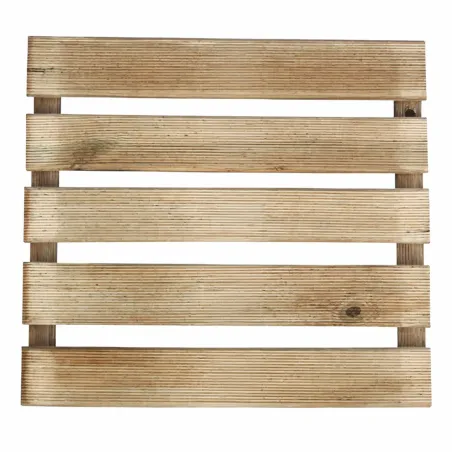 4 Dalles en bois autoclave 40 x 40 x 2,8 cm