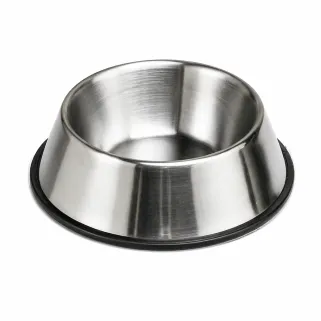 2 Gamelles en acier inoxydable 24 cm
