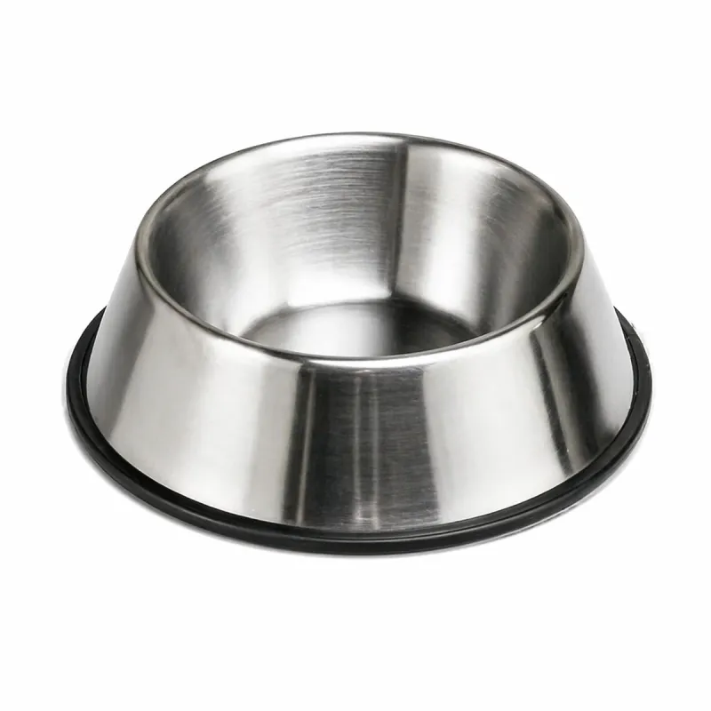 2 Gamelles en acier inoxydable 24 cm