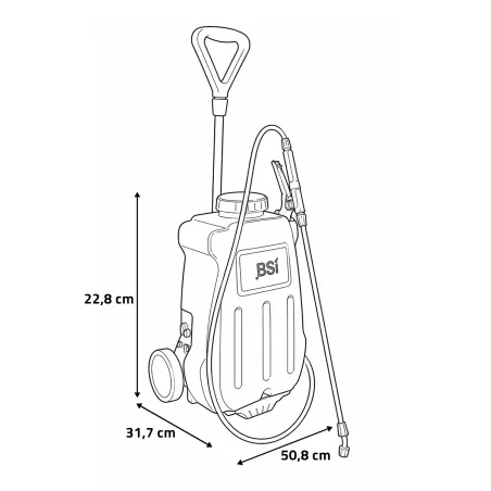 Pulvérisateur 16 L sur batterie