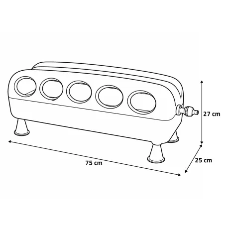 Abreuvoir automatique canards et oies 75 X 25 X 27 cm