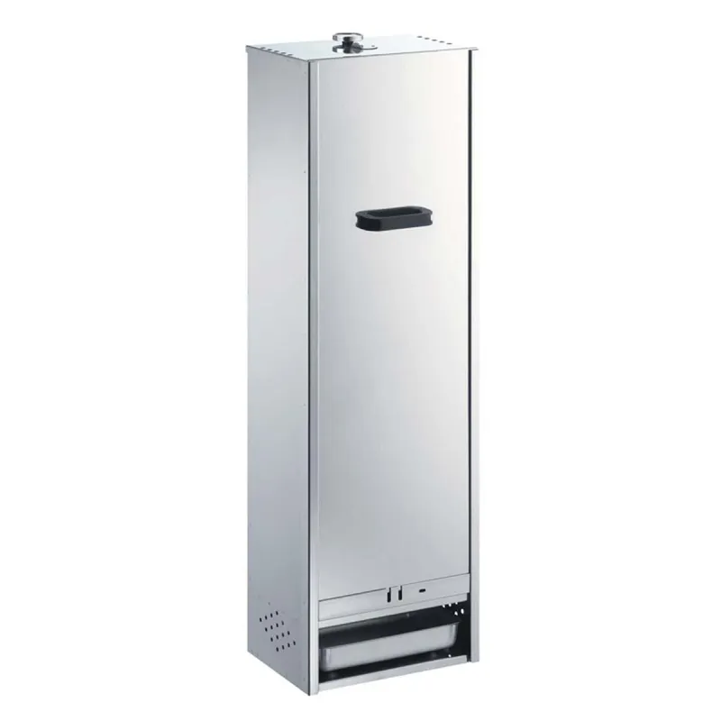 Fumoir Peetz viande et poisson 120 cm acier inoxydable Porte coulissante avec poignée