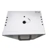 Fumoir Peetz viande et poisson H75 cm acier aluminisé porte coulissante avec poignée - Ducatillon
