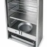 Fumoir Peetz viande et poisson H75 cm acier aluminisé porte coulissante avec poignée - Ducatillon