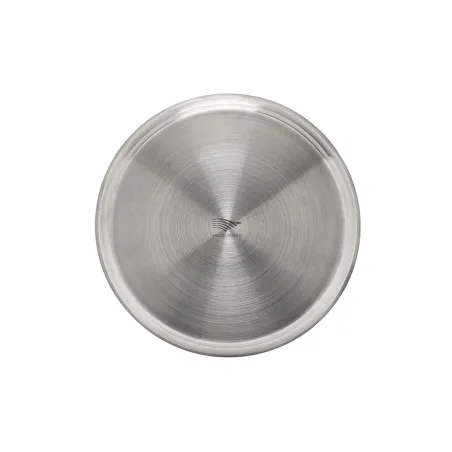 Lot de 3 Poêles acier inoxydable diamètres 20, 24 et 26 cm