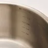 Lot 3 casseroles inox 18/10 colorées 16-18-20cm + poignée