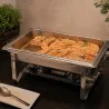 Chafing Dish Inox Bain-Marie 60x36x32cm Buffet Couvercle